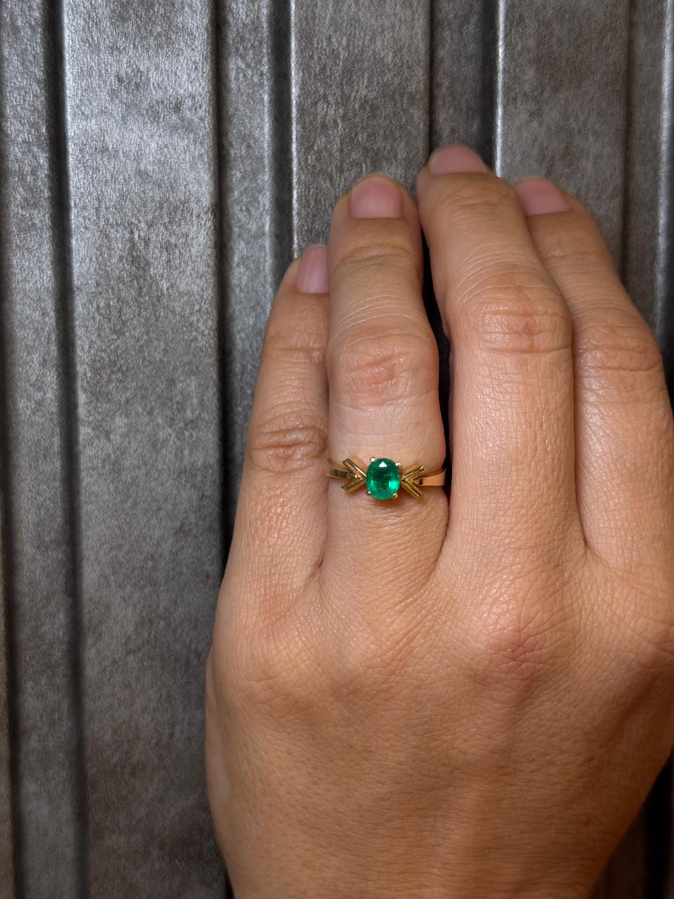 Anillo Óvalo en Uñas